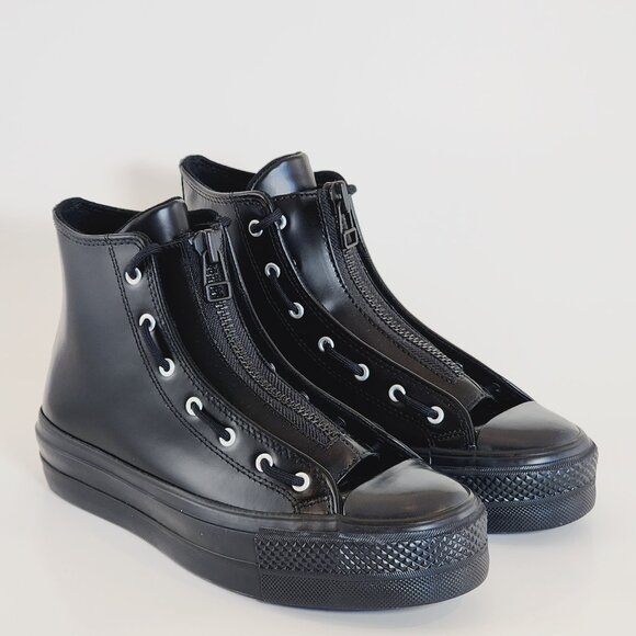 Converse CTAS Lift Hi Leather Women's Platform Sneakers A12476C NWT - Picture 1 of 6